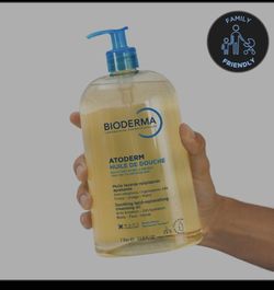 Bioderma cleaning shower oil brand new never opened 1 liter bottle full