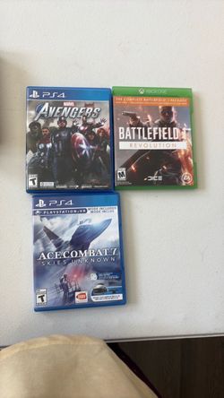 Lot of 3 Video Games PS4 and Xbox One