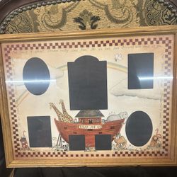 Decorative Picture Frame with a Noah's Ark Theme