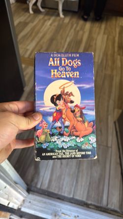 All Dogs Go To Heaven VHS