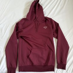 Burgundy Diamond Supply Co Hoodie 