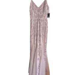 Marina Beaded V-Neck Gown SZ12