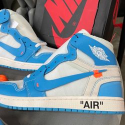 Jordan 1 Off White Powder Blue 