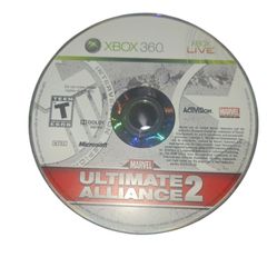 Marvel Ultimate Alliance 2 For Xbox 360 Loose Good Condition 