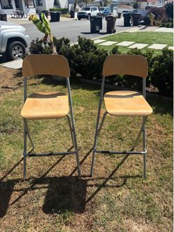 Collapsible Wood Bar Stools