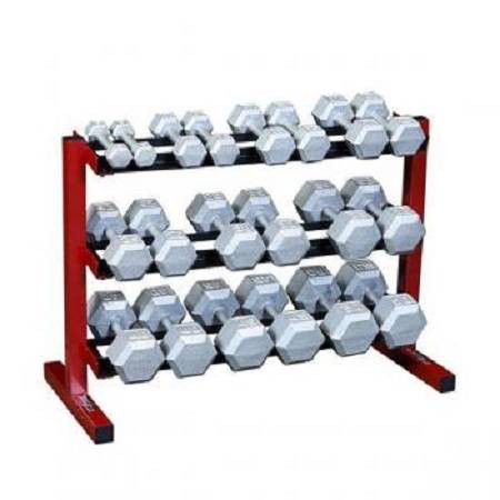 New Body Solid Dumbbell Dumbell 3-Tier Weight Rack Storage Racks BFDR10