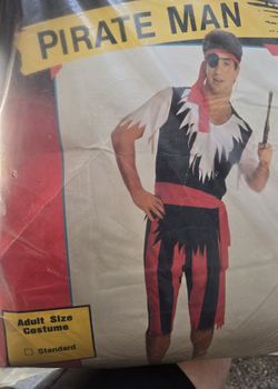 Pirate Costume Size Medium