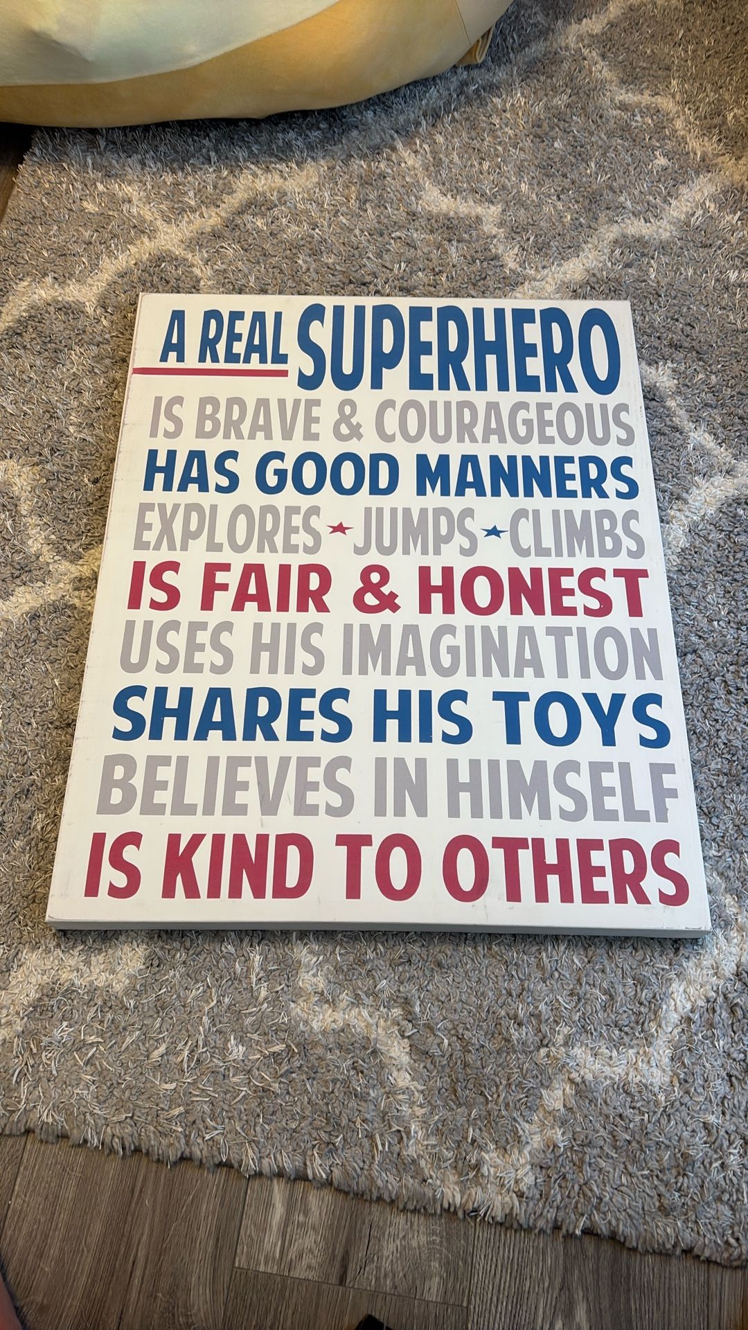 Super Hero Sign