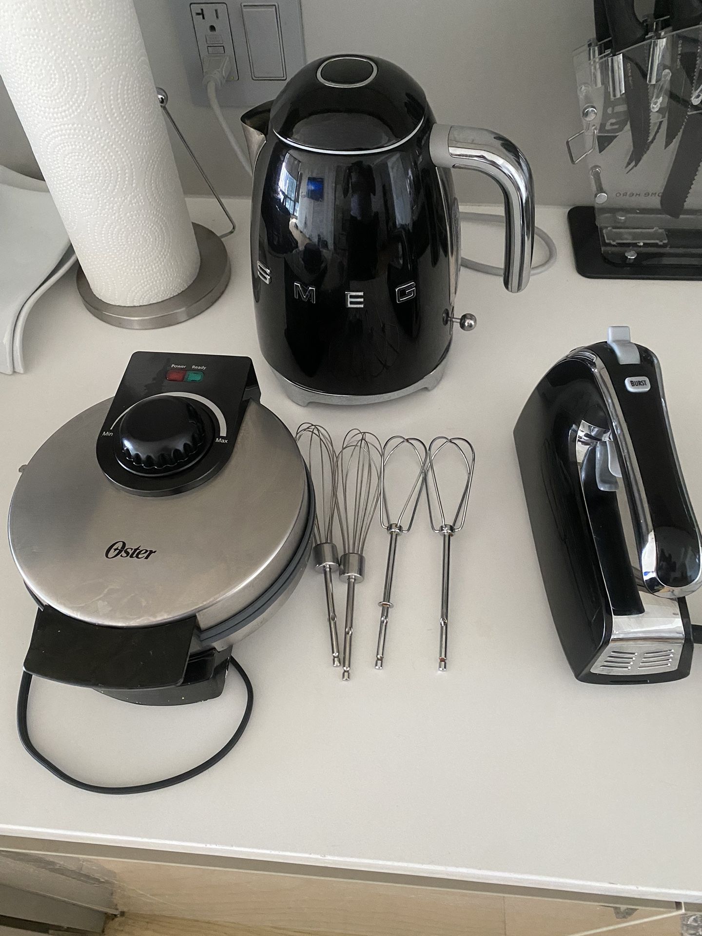 Waffle Maker Mixer & Kettle