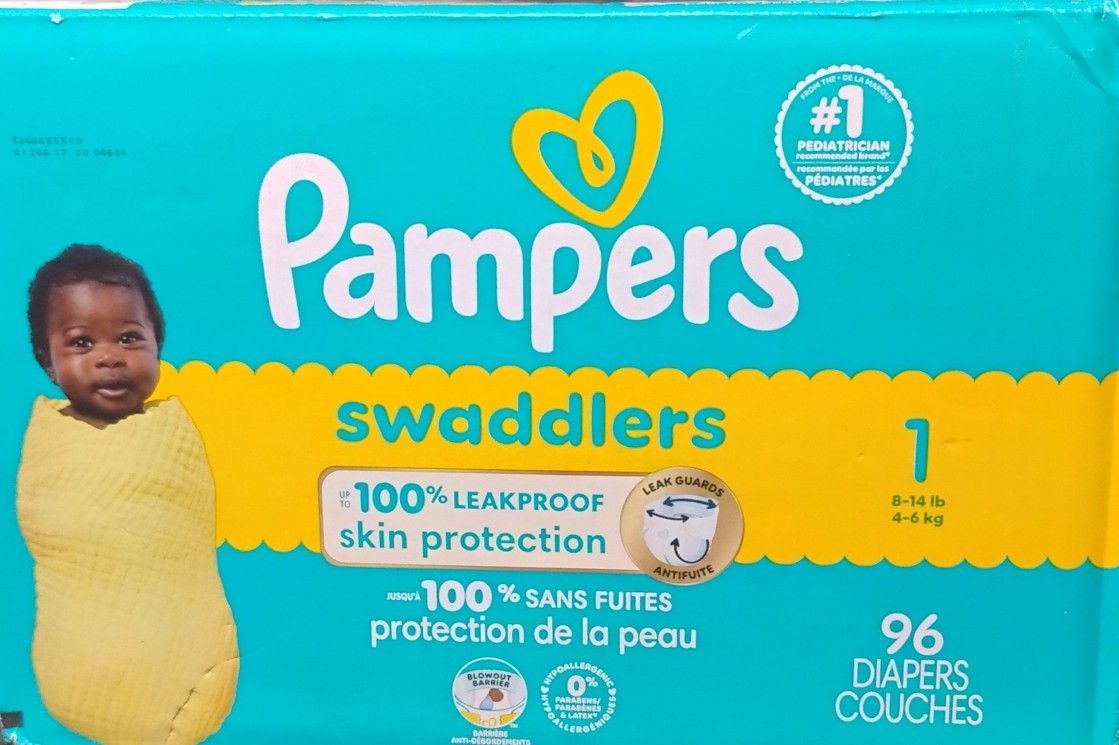 Pampers Swaddlers  Size-1  96 ct. 