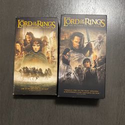 Lord Of The Rings VHS  Collection /// Ready For Pick Up