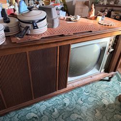 Vintage Television Console 