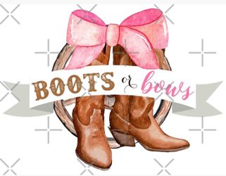 Boots Or Bows Gender Reveal 