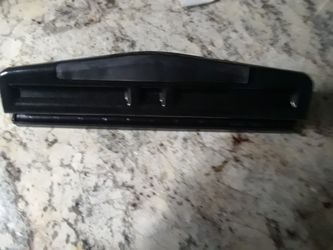Office Depot Brand 3 hole punch adjustable black