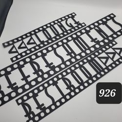 Theater Themed Metal Signage