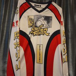 Street Fighter Long Sleeve Jersey Size Small