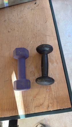 5 pound dumbbells 2 each