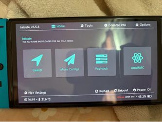 Oled switch with modchip