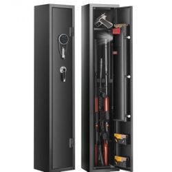 VEVOR 3 Gui Safe, Gum Security Cabinet with Lock & Digital Keypad, Quick Access Gun Storage Cabinet with Removable Shelf, Pistol Rack, Gun Cabinet for