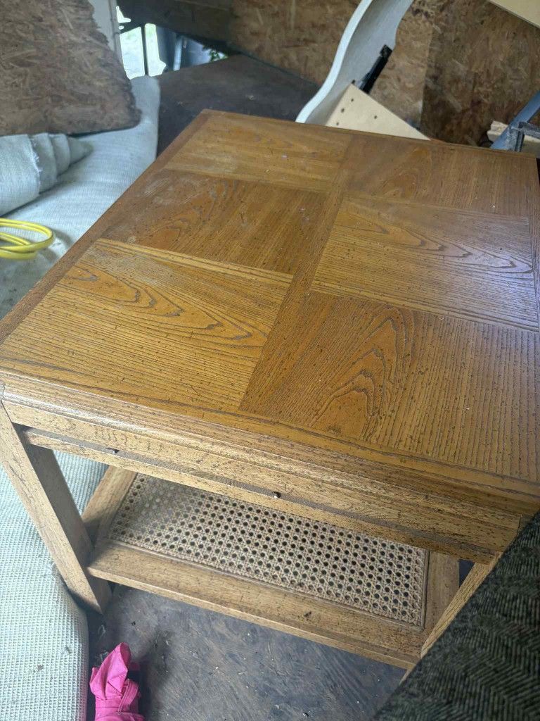 Wooden End Table