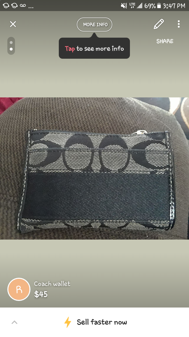 Coach wallet perfect condition