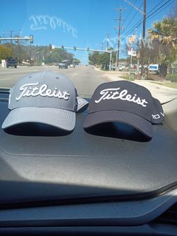 2 Brand New Titleist Hats