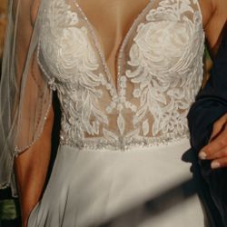 Wedding Dress David’s Bridal Size 4