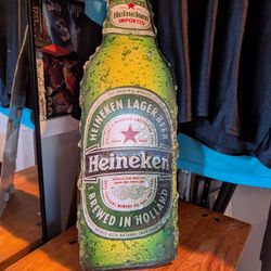Heineken Beer Metal Sign