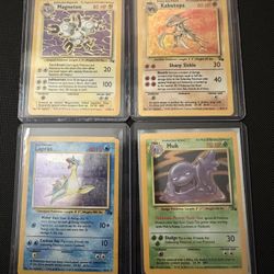 Pokemon Fossil Unlimited Holos