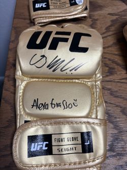 BRANDON MORENO x ALEXA GRASSO Signed UFC Glove