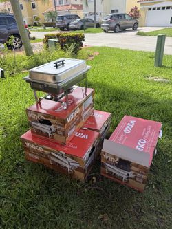 Chafing Dishes – Heated Serving Dishes (Excellent Condition)