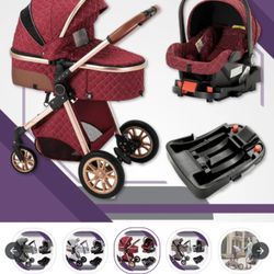 Luxury 3 In 1 Stroller New In Box