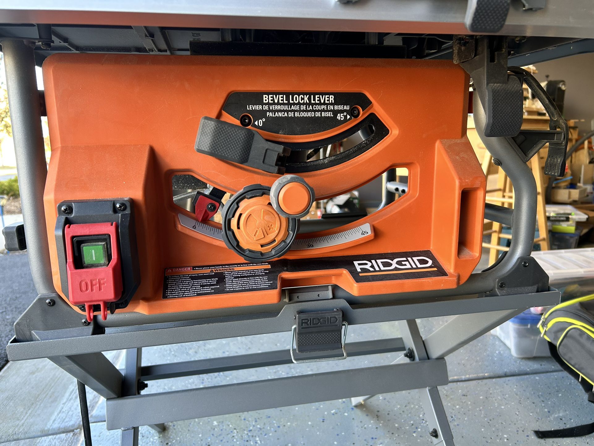 Ridgid Table Saw