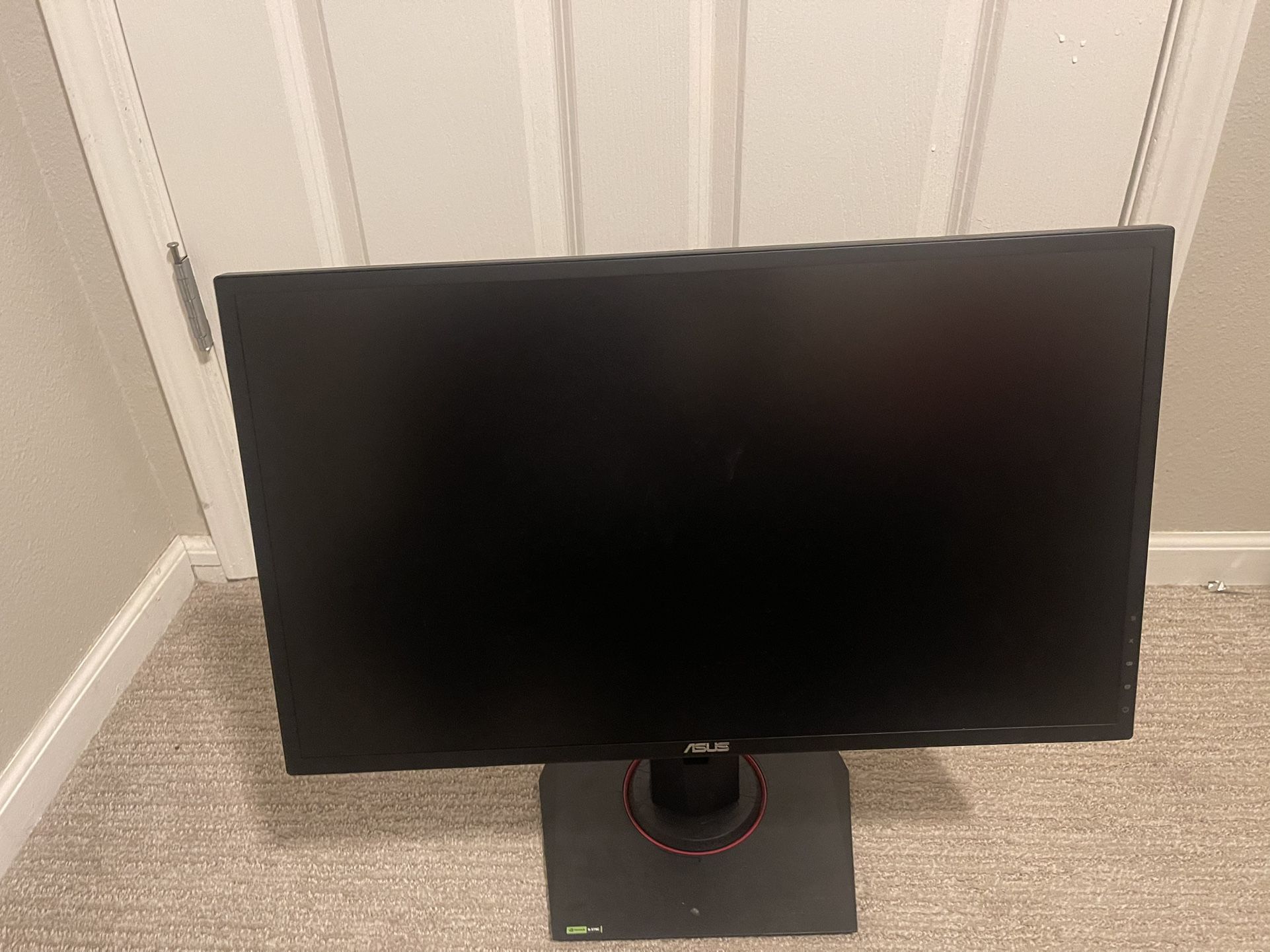 ASUS VG248QG 24" G-SYNC Gaming Monitor 165Hz 1080p 0.5ms Eye Care with DP HDMI DVI,Black