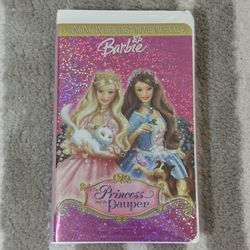 Barbie The Princess and the Pauper VHS 2004