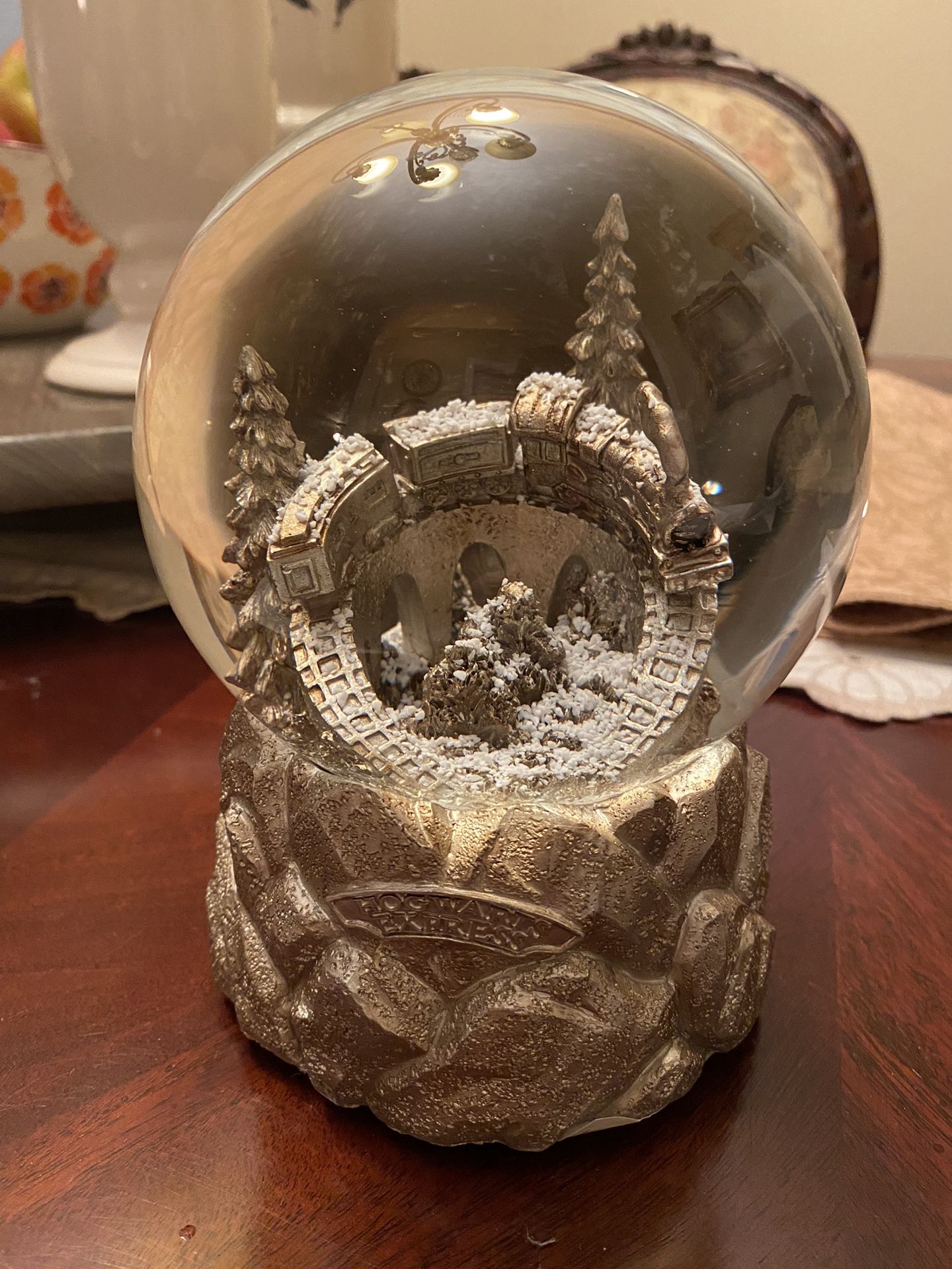 Hogwarts Express Musical Snow Globe