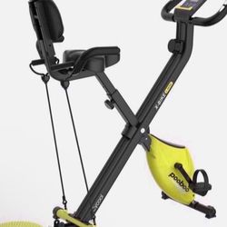 4in1 Folding Exercise Bike Indoor Cycling Bike Stationary Bike Magnetic X Bike