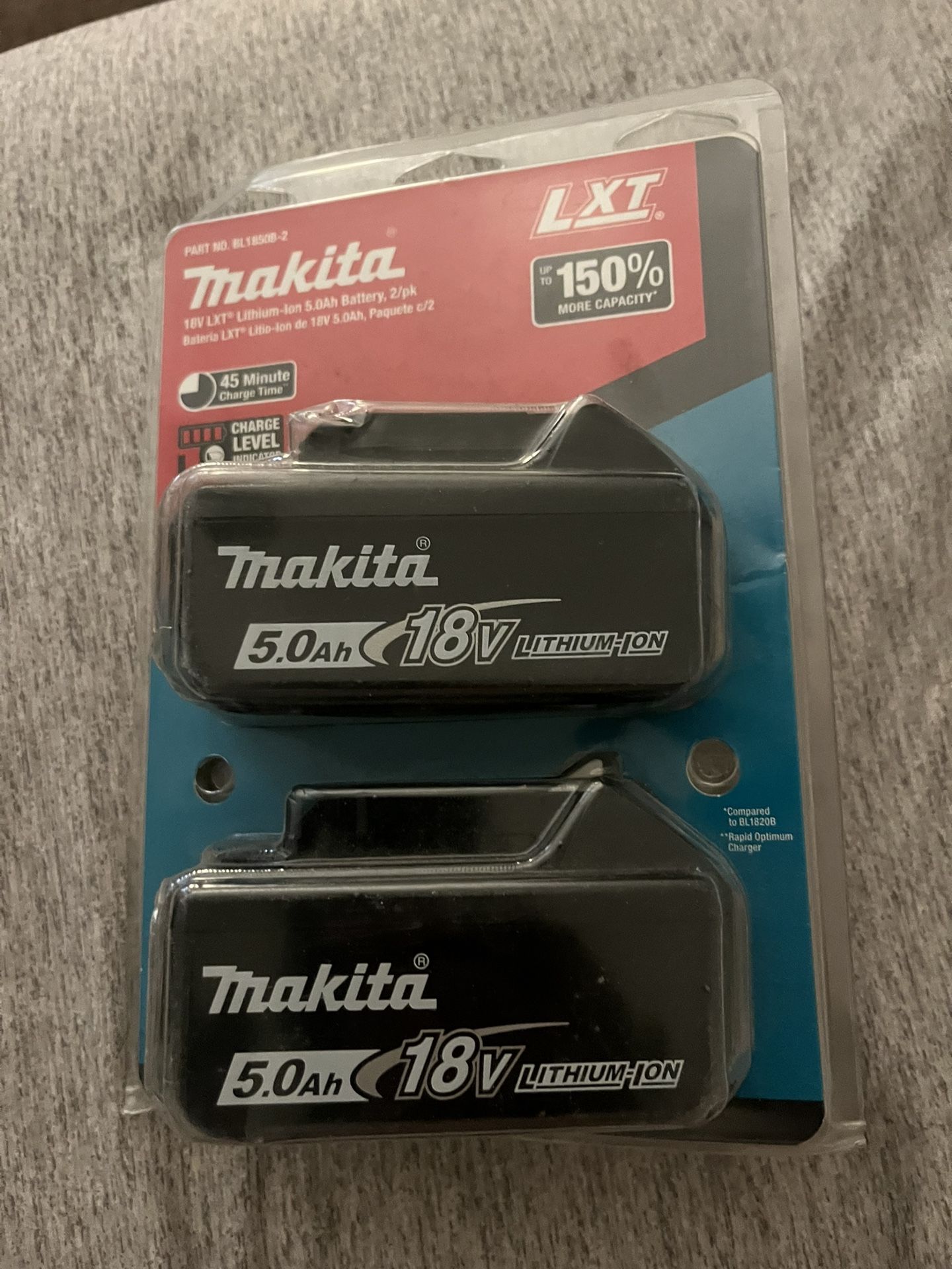 Makita 5.0ah 18v
