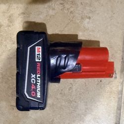 Milwaukee M12 Xc 4.0 Battery 