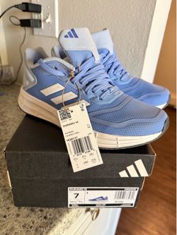 Adidas Duramo 10 Women's Sneakers — Blue and White