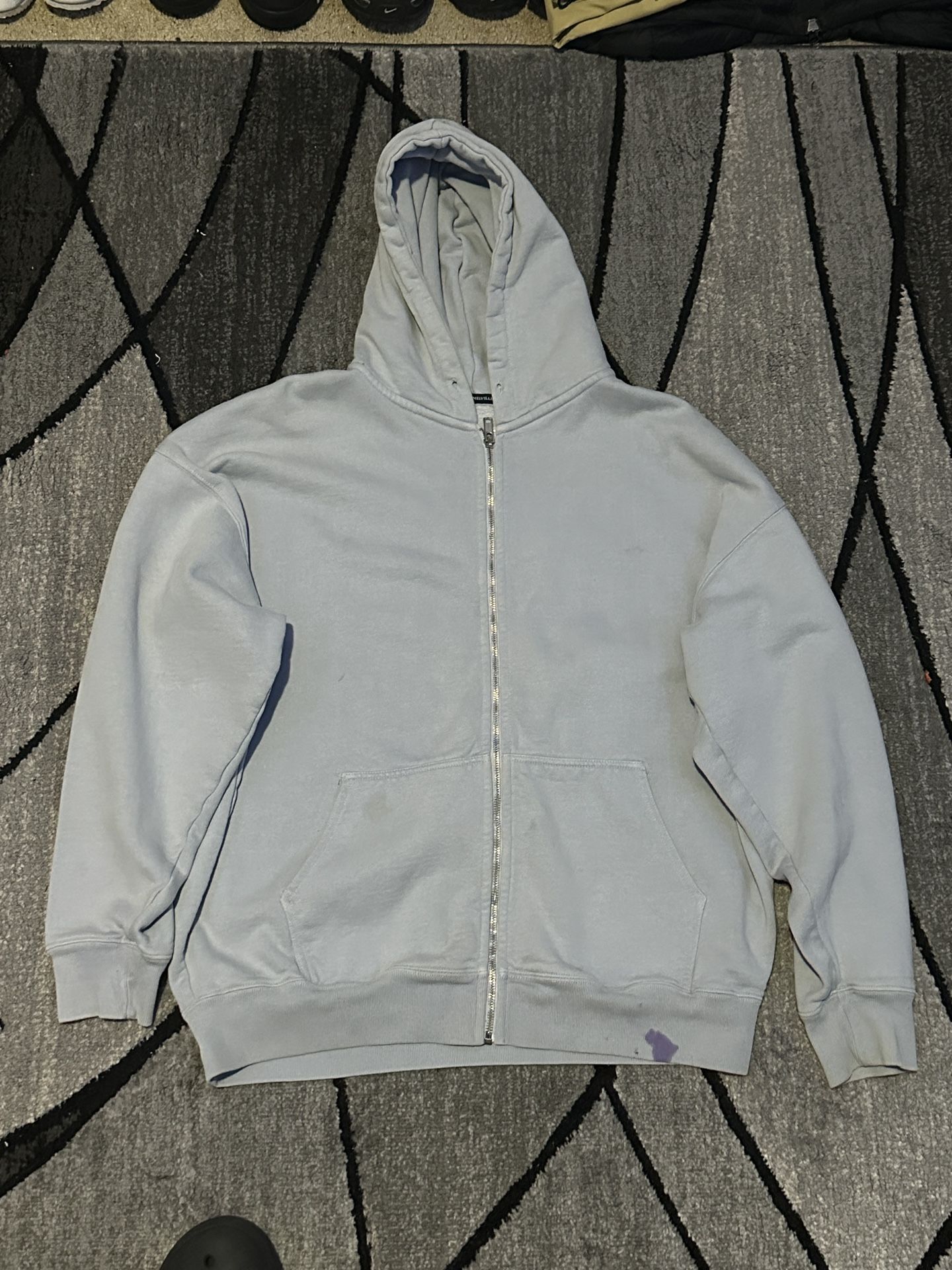 Oversize zip up