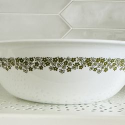 Vintage Corelle Spring Blossom 10 1/4" Large Salad/Serving Bowl  3” tall.  Very nice condition. Super shiny.   