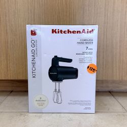 KITCHEN AID CORDLESS HAND MIXER 7 SPEED KHMR7625E SHADED PALM 