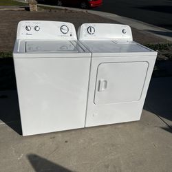 Used Amana Washer and Gas Dryer (working) Heavy Duty ( Free Installation)  