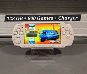 Sony PlayStation PSP  Console with Games And Charger
