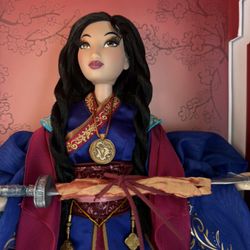 Limited Edition 17" Mulan doll Disney 17 inches New 1 of 5500