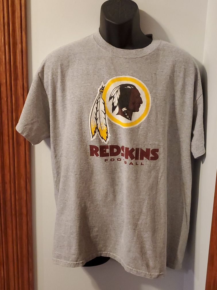 Washington Redskins Crewneck Majestic Gray TShirt