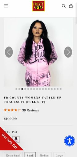 FB COUNTY WOMENS TATTED UP TRACKSUIT (FULL SET)