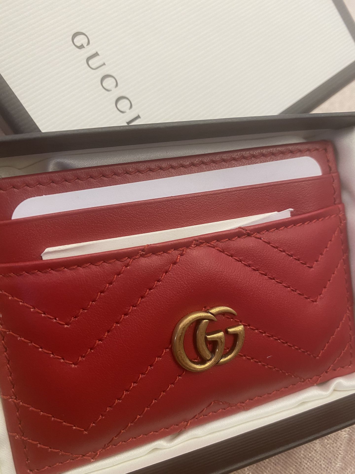 Gucci Red Card Wallet