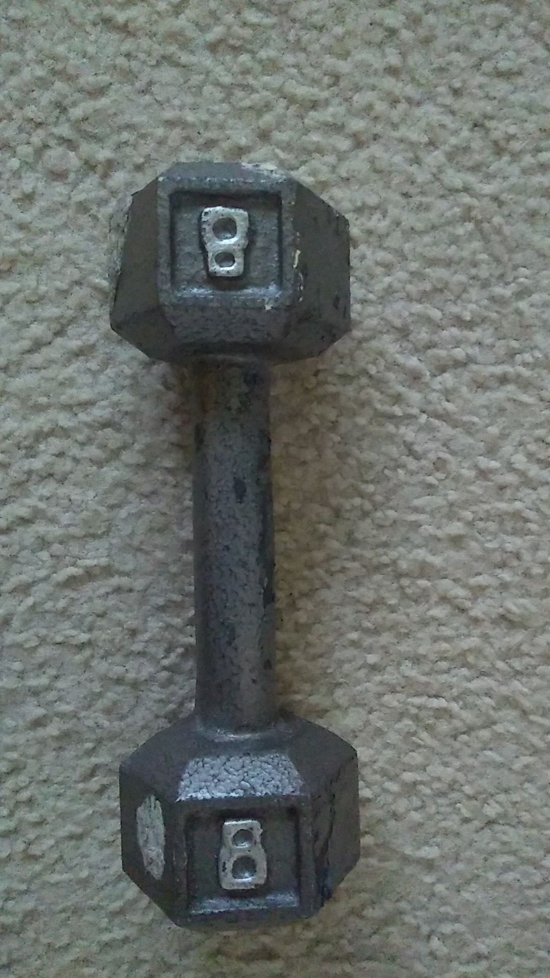 8 lb dumbbell